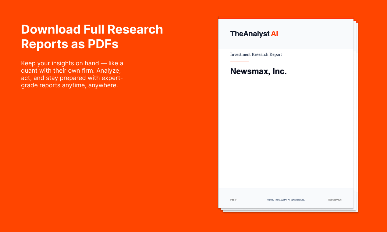 Analyst AI PDF Feature - Investment Research Platform Analyst AI PDF Generation - Investment Research Reports